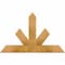Ekena Millwork Saratoga Rough Sawn Timber Gable Bracket, Western Red Cedar, 36"W x 23"H x 4"D x 4"F, 15/12 Pitch GBW036X23X0404SAR00RWR - alternate 1
